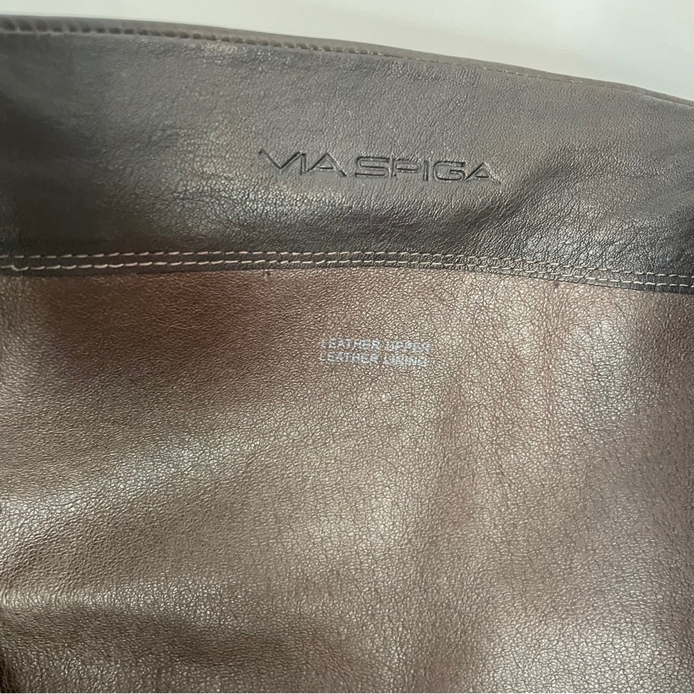 !! SOLD!! VGUC - Via Spiga Leather Boots - Coffee - 8M - Picture 8 of 8